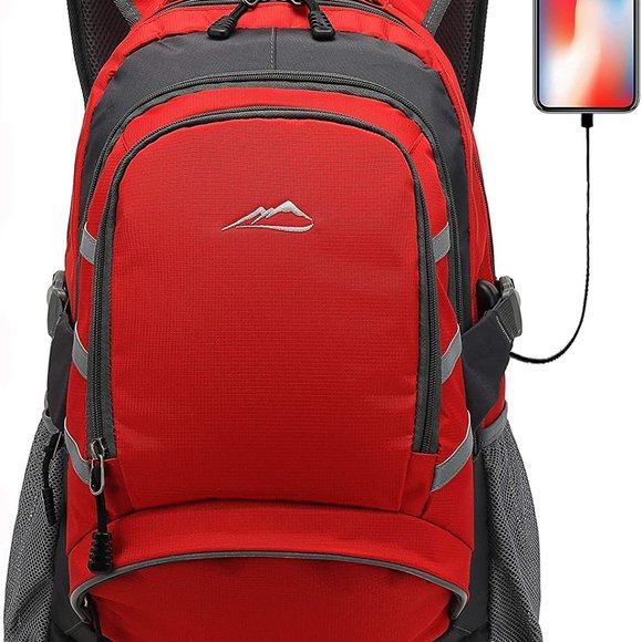 * New UNISEX Backpack for School , fits Large Laptop with USB Port - Picture 6 of 12